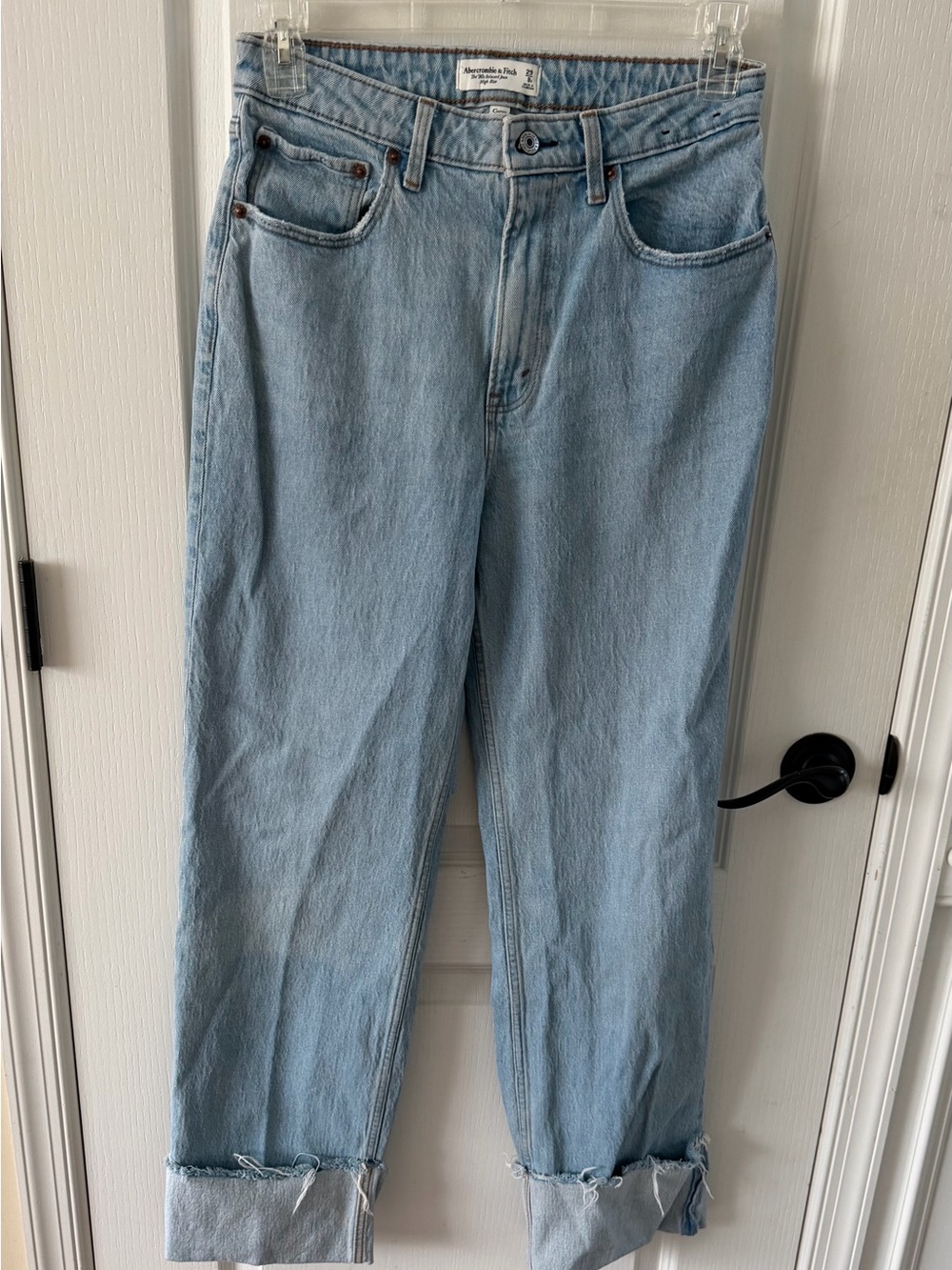 Abercrombie & Fitch Light Blue Boyfriend Jeans